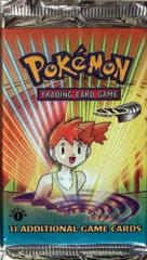 Pokemon Gym Heroes 1st Edition Booster Pack - Misty Artwork